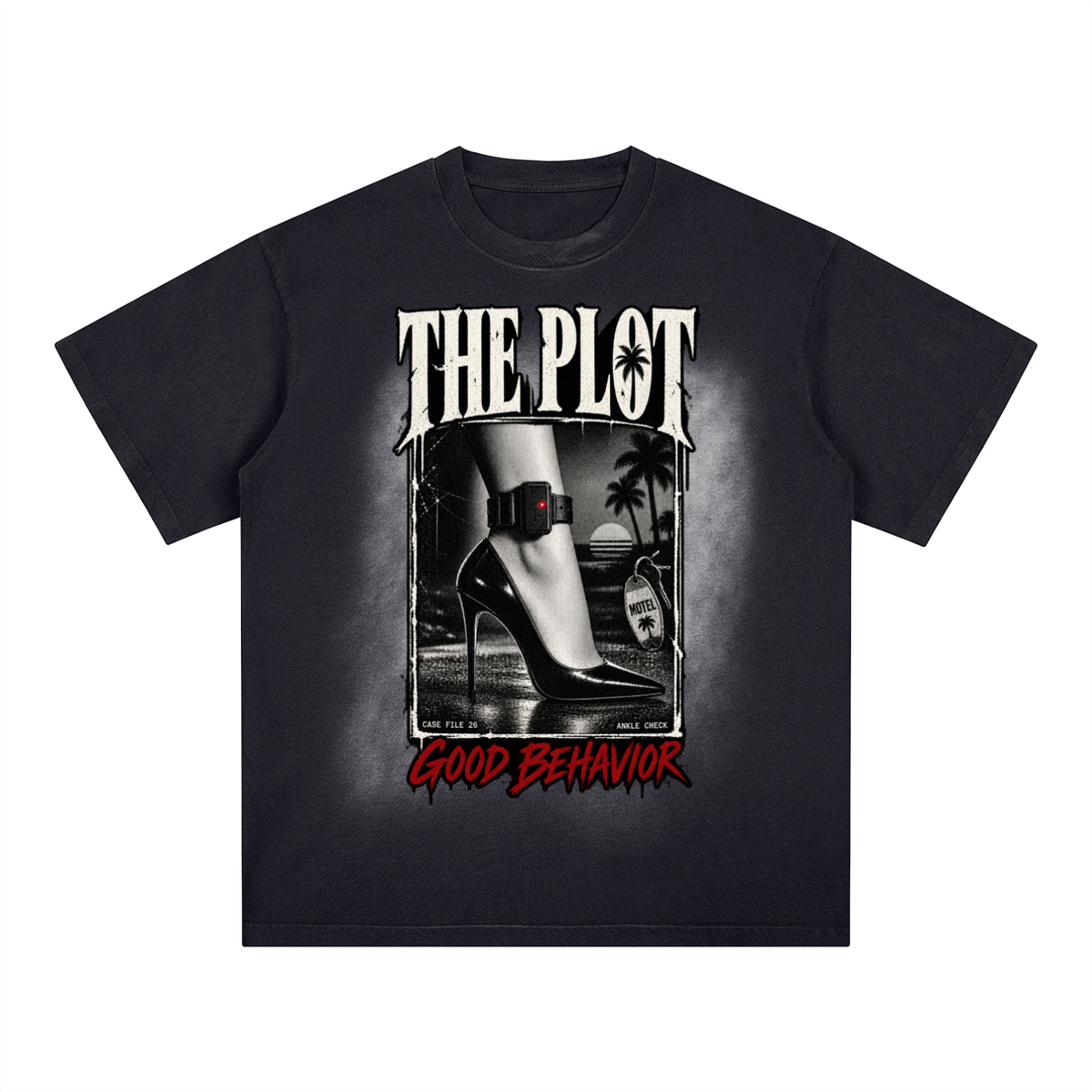 Square Patch Washed T-Shirt